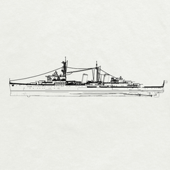 MRY-SFW SSC226S Royal Navy Edinburgh-class Belfast Light Cruiser Full Hull