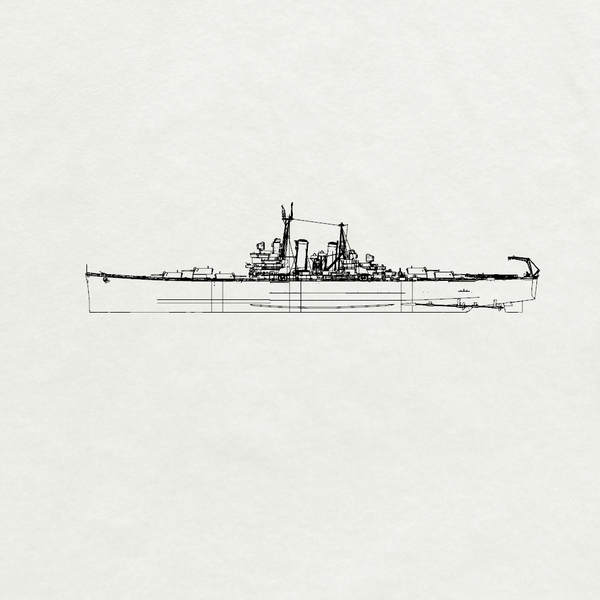 MRY-SFW SSC234 US Navy Brooklyn-class Helena Light Cruiser Water Line Resin Warship Military Ship Model Hobby Collection Unassembled Unpainted