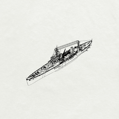 MRY-SFW SSC235 Argentine Navy Argentina-class Argentina Light Cruiser Water Line Resin Warship Military Ship Model Hobby Collection Unassembled Unpainted