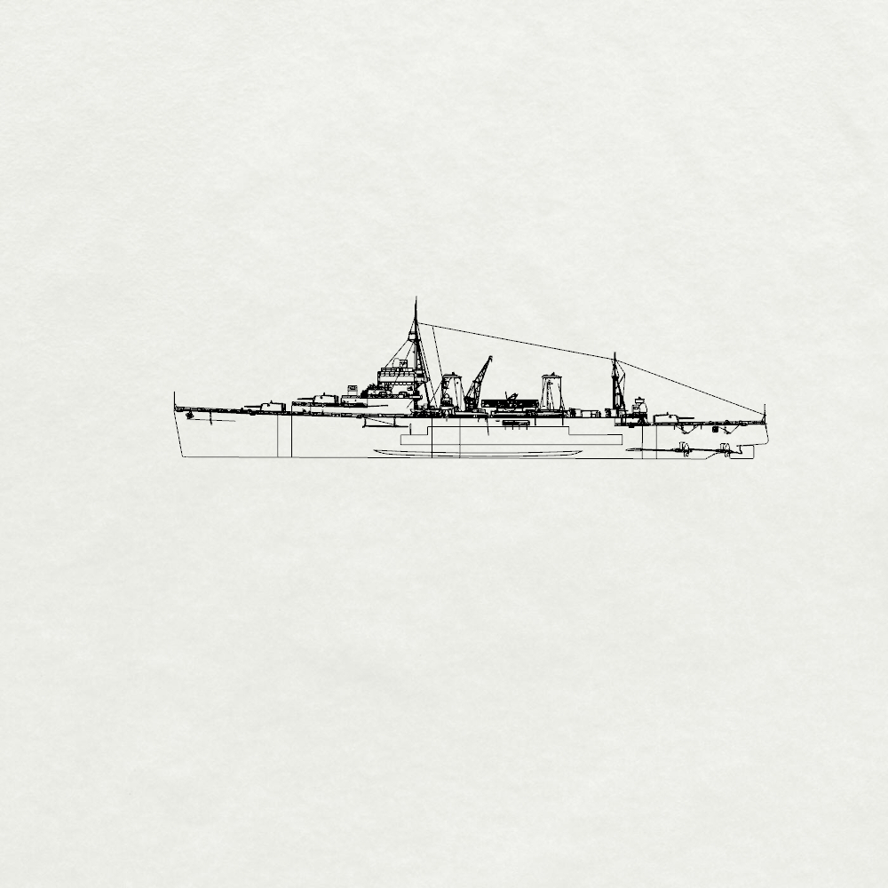 MRY-SFW SSC235 Argentine Navy Argentina-class Argentina Light Cruiser Water Line Resin Warship Military Ship Model Hobby Collection Unassembled Unpainted