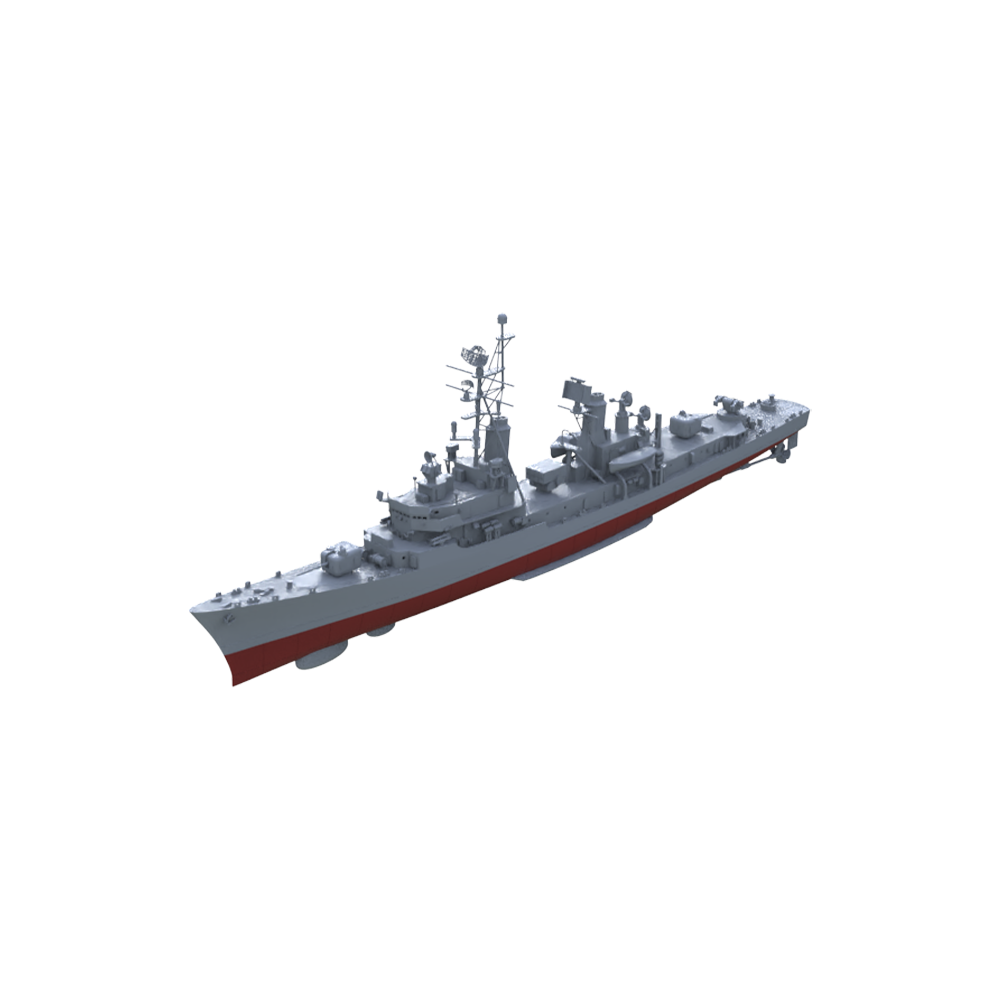 SSC153 Military Model USS DDG-2 Charles F. Adams Destroyer Water Line — scale model kit