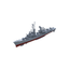 SSC153 Military Model USS DDG-2 Charles F. Adams Destroyer Water Line