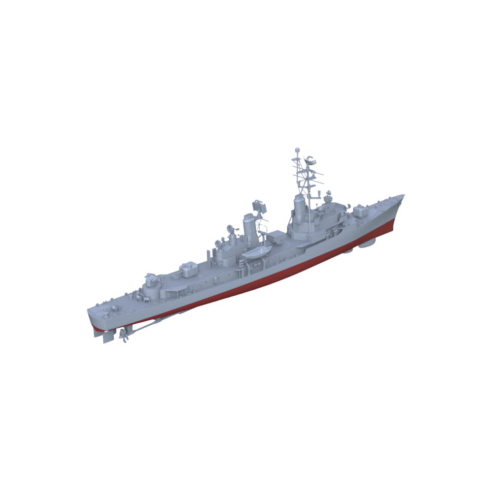 SSC153 Military Model USS DDG-2 Charles F. Adams Destroyer Water Line — detail view 2
