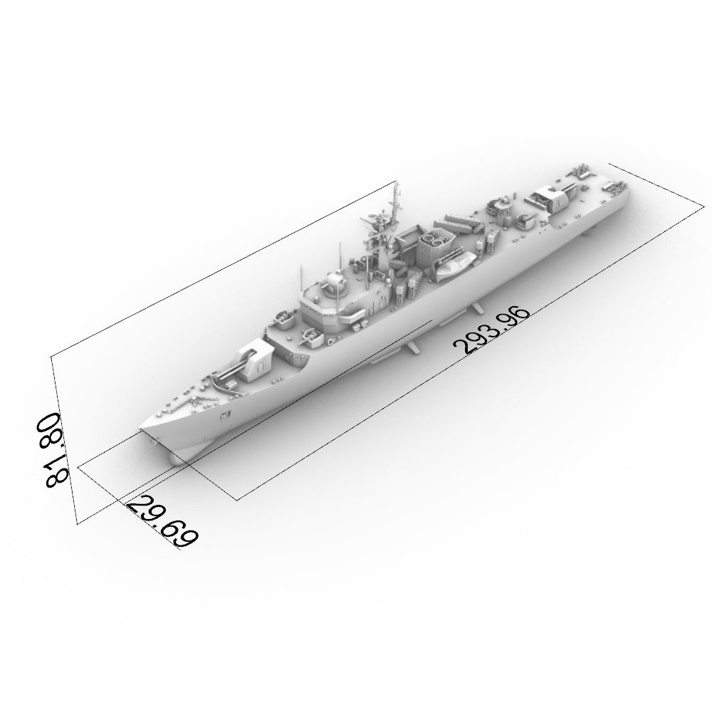 SSC179  Military Model CNS Jianghu III Class Frigate Water Line — detail view 6