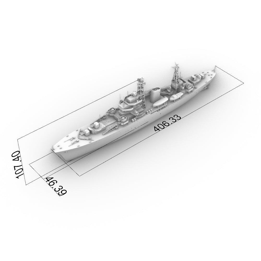 MRY-SFW SSC194 Soviet SN Don-class Submarine Tender Water Line Resin Warship Military Ship Model Hobby Collection Unassembled Unpainted