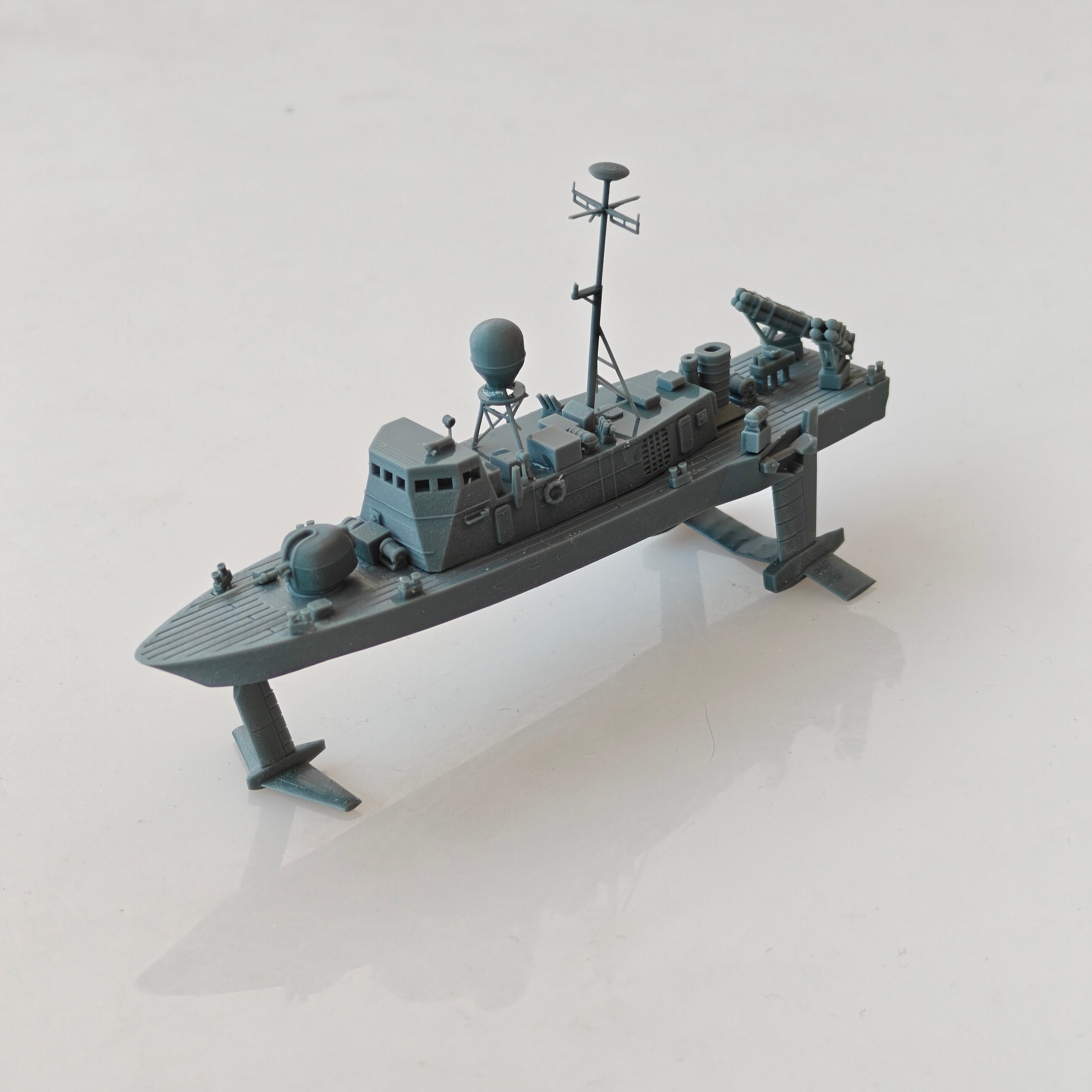 MRY-SFW SSC198 USA Navy Pegasus-class Pegasus PHM-1 Water Line Resin Warship Military Ship Model Hobby Collection Unassembled Unpainted
