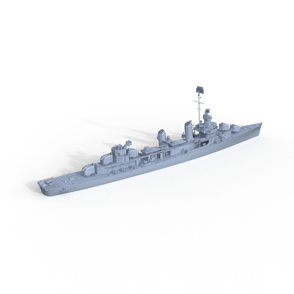 SSMODEL 533 Military Model Kit USN Fletcher-Class Fletcher (DD-445) 1942 Secondary image