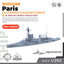 SSMODEL 567 Military Warship Model Kit France Navy Courbet Class Paris Battleship