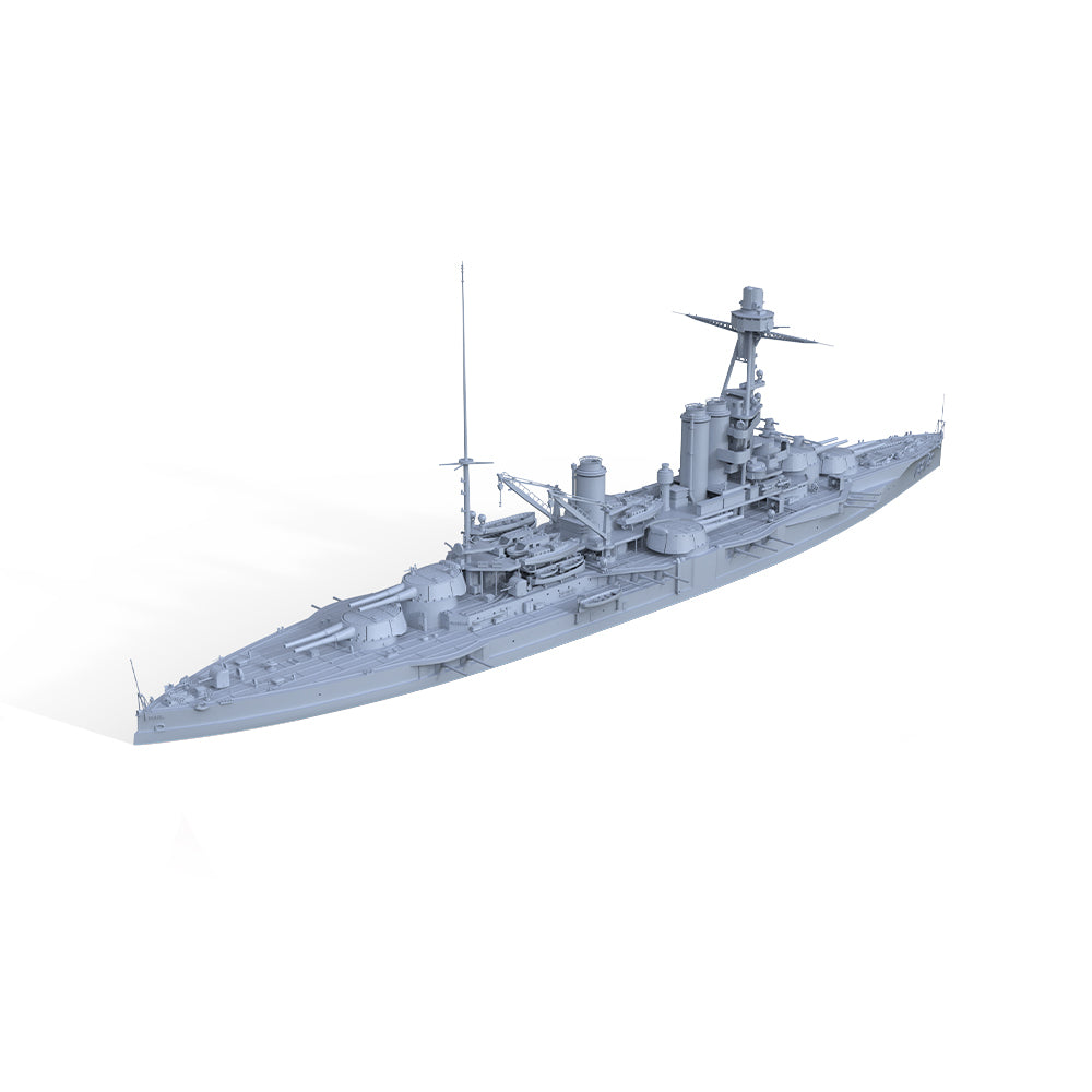 SSMODEL 567 Military Warship Model Kit France Navy Courbet Class Paris Battleship — detail view 3