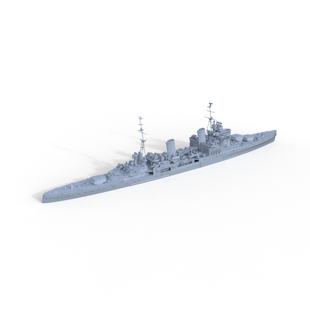 SSMODEL 603 Military Model Kit HMS Liverpool Gloucester Class Light Cruiser Secondary image