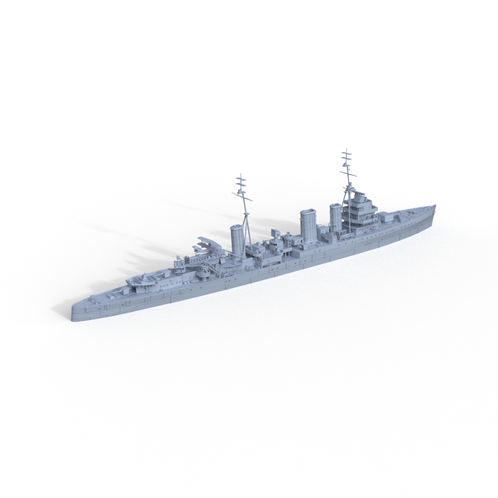 SSMODEL 607 Military Model Kit WWII British Emerald Class Enterprise (D52) 1944 Cruiser Warship Ship
