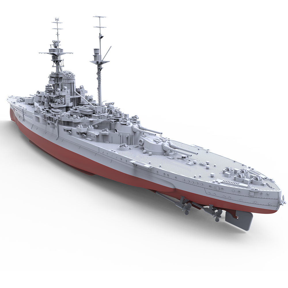 SSMODEL 705S Military Model Kit USSR Revenge-Class Battleships, Arkhangelsk, 1944 Full Hull Secondary image