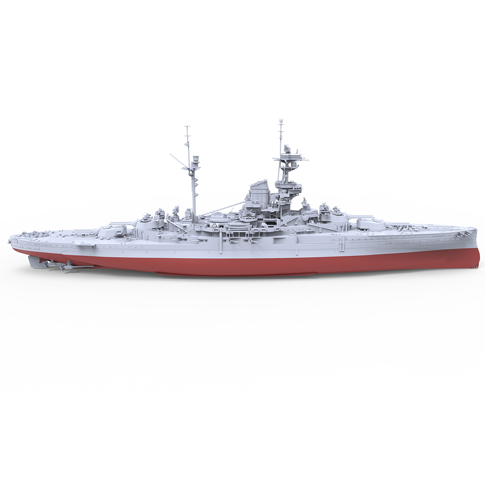 SSMODEL 705S Military Model Kit USSR Revenge-Class Battleships, Arkhangelsk, 1944 Full Hull — detail view 3