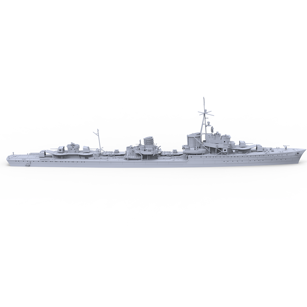 SSMODEL 728 Military Model Kit German Z22 Destroyers 1936(Bottomless Version)