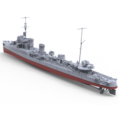 SSMODEL 732S Military Model Kit Italian Turbine Class Destroyer Turbine 1927 Full Hull