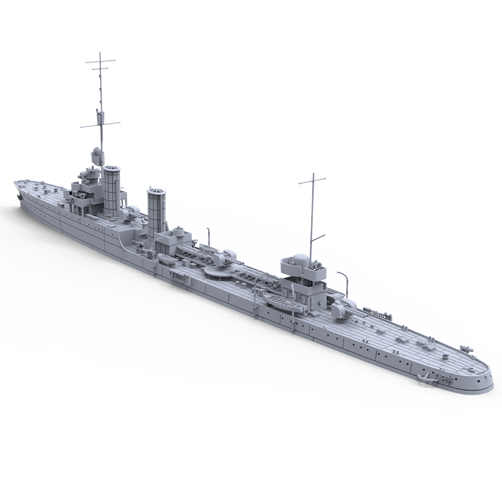 SSMODEL 737 Military Model Kit Italian Leone Class Destroyer Tiger 1934(Bottomless Version)