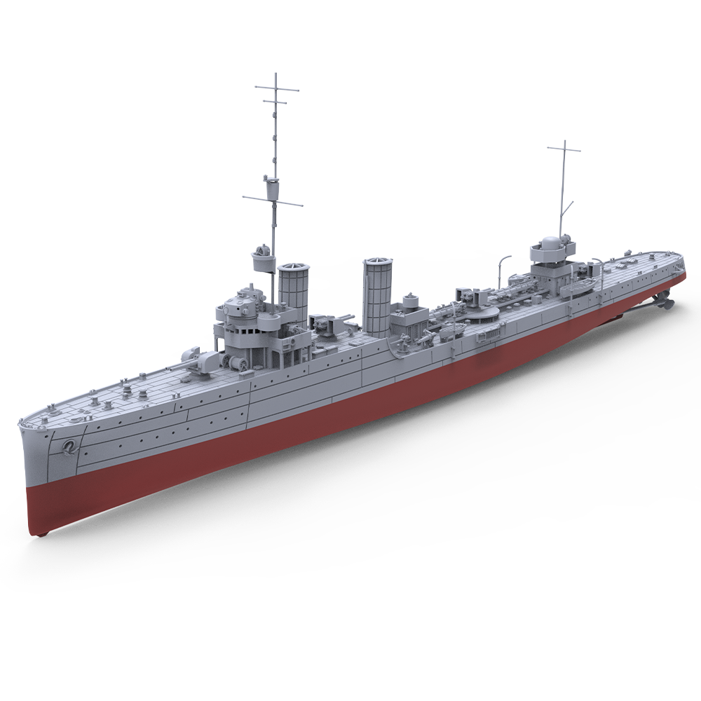 SSMODEL 737S Military Model Kit Italian Leone Class Destroyer Tiger 1934 Full Hull