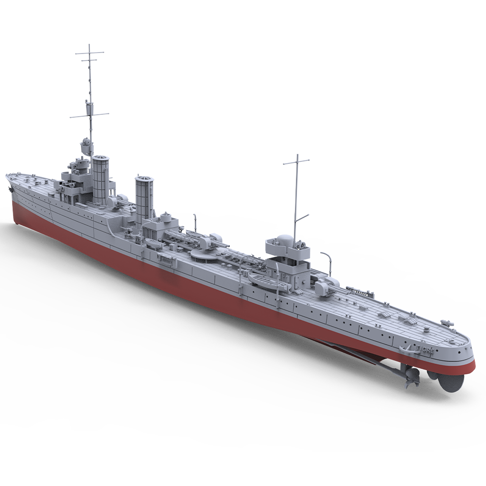 SSMODEL 737S Military Model Kit Italian Leone Class Destroyer Tiger 1934 Full Hull