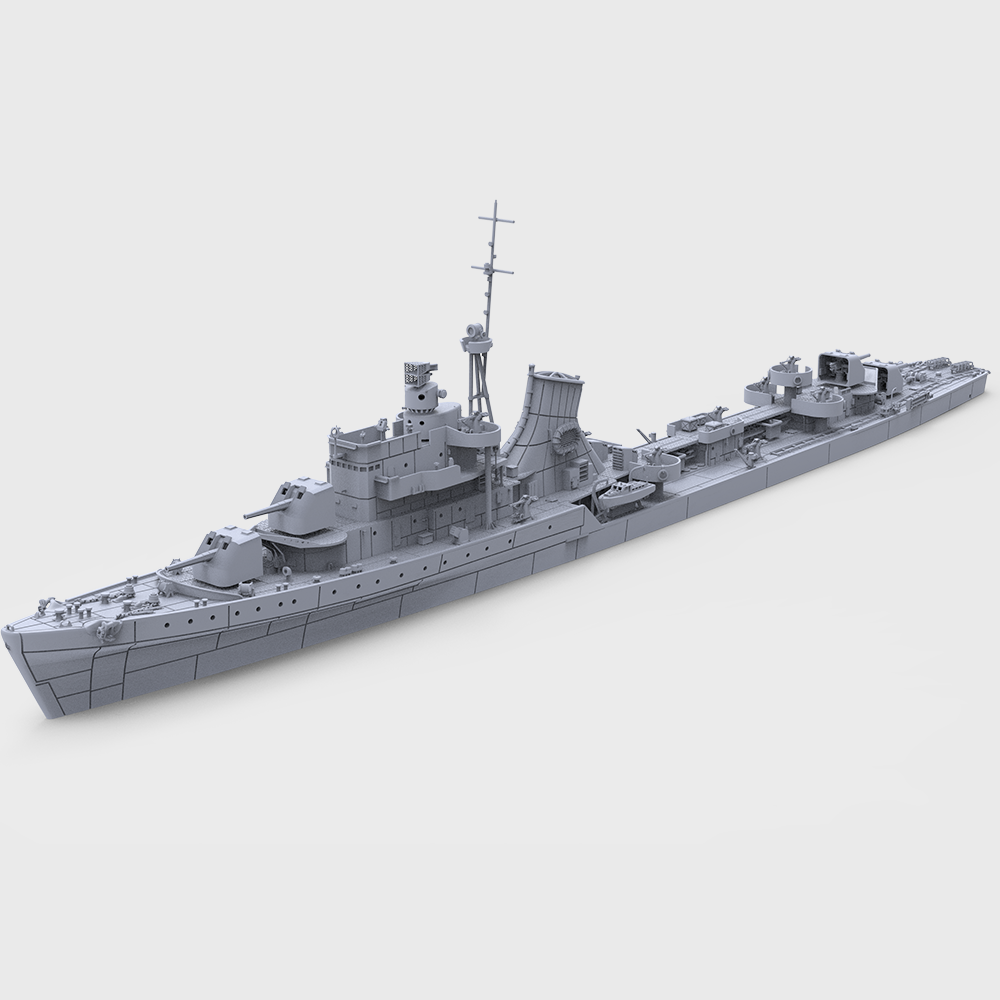 SSMODEL 739 Military Model Kit Italian Navy Caio Duilio Class Destroyer ITS Maggioni(Bottomless Version)