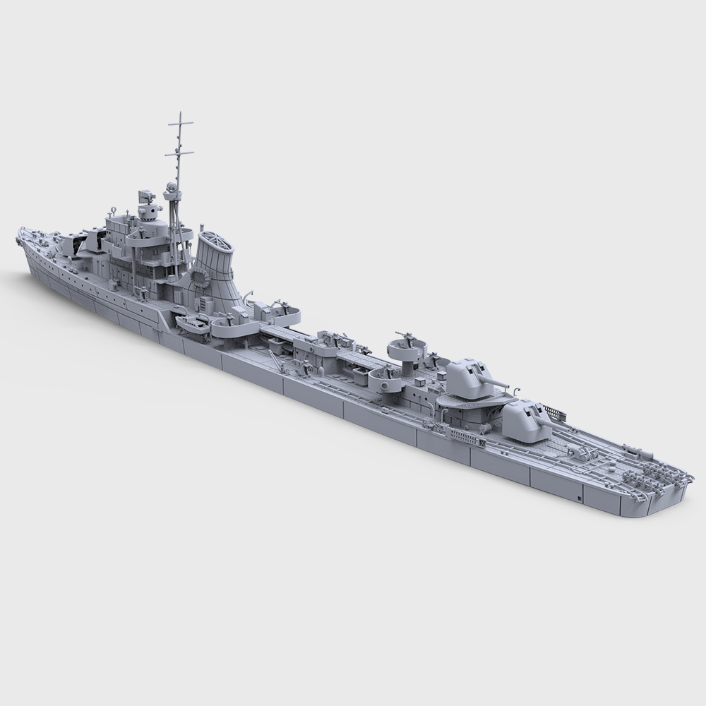 SSMODEL 739 Military Model Kit Italian Navy Caio Duilio Class Destroyer ITS Maggioni(Bottomless Version)