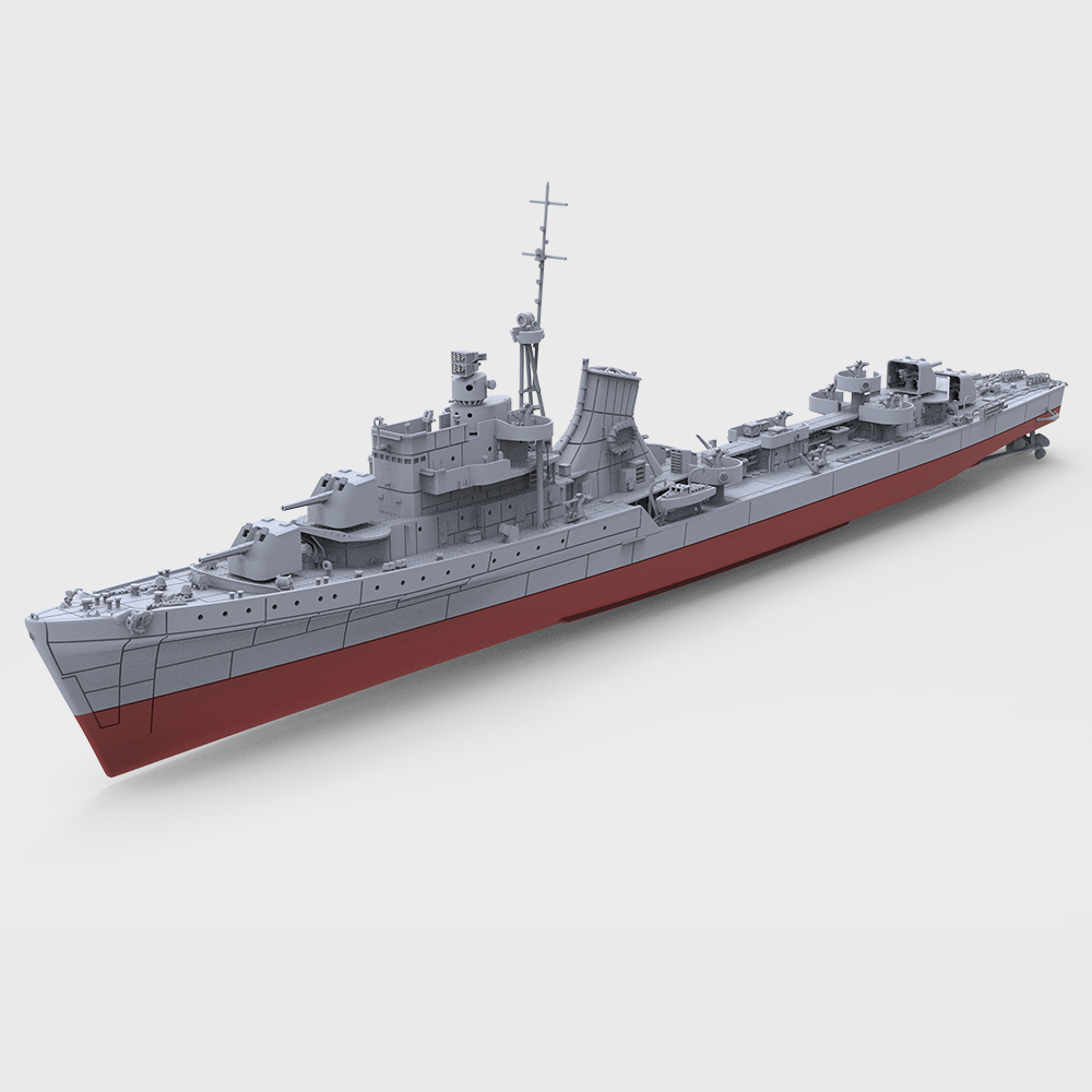 SSMODEL 739S Military Model Kit Italian Navy Caio Duilio Class Destroyer ITS Maggioni Full Hull