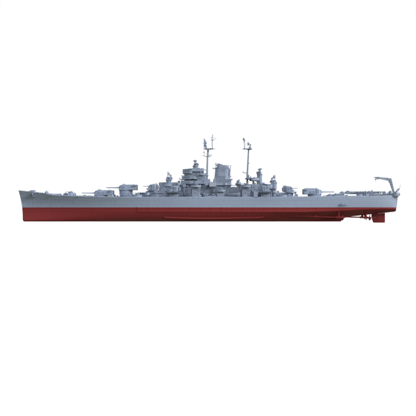 SSC130S Military Model USN Oregon City Class Cruiser CA-122 1946 Full Hull