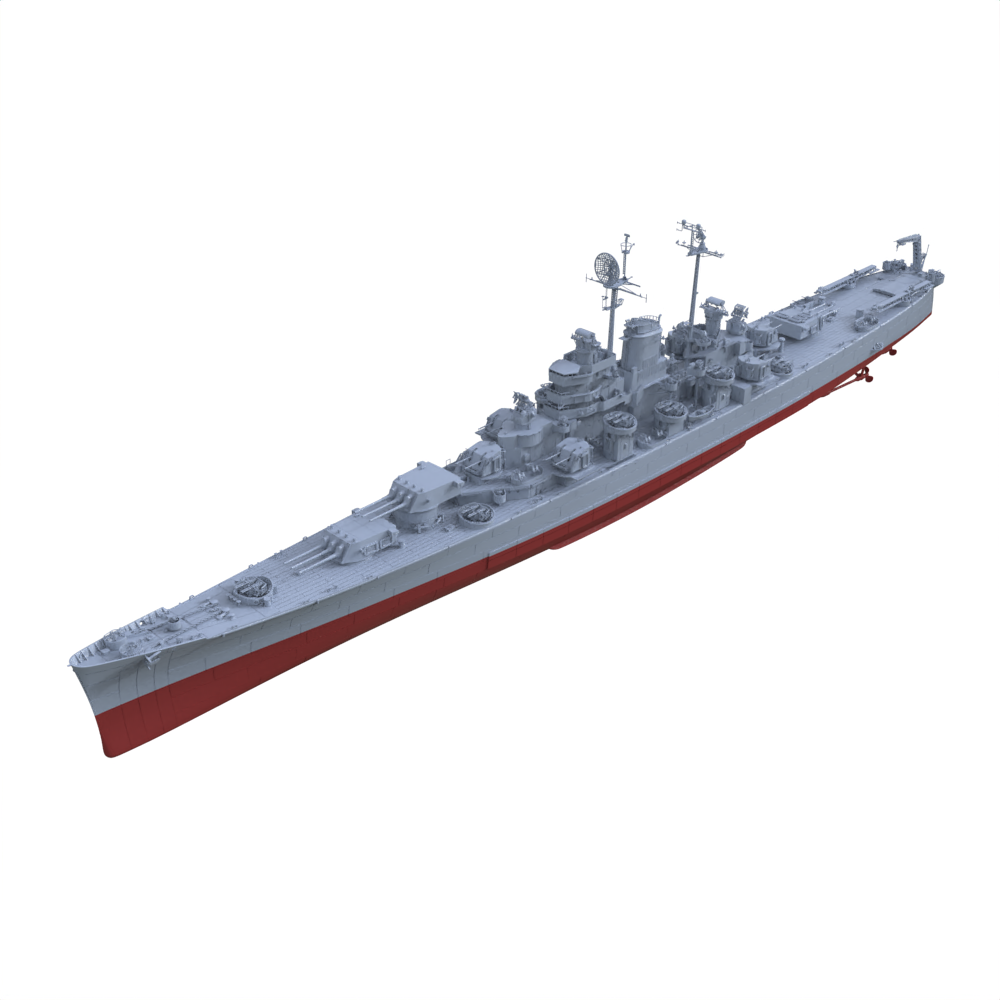 SSC130S Military Model USN Oregon City Class Cruiser CA-122 1946 Full Hull Main image