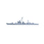 SSC181 Military Model CNS Jiangdong Class Frigate Water Line