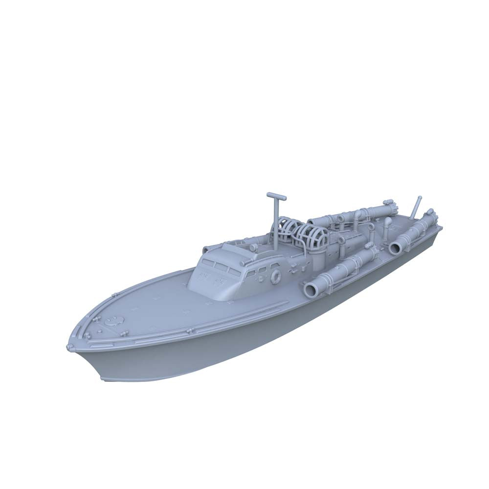 SSC182 Military Model USS Elco Class PT-20 Motor Torpedo Boat Water Line — detail view 4