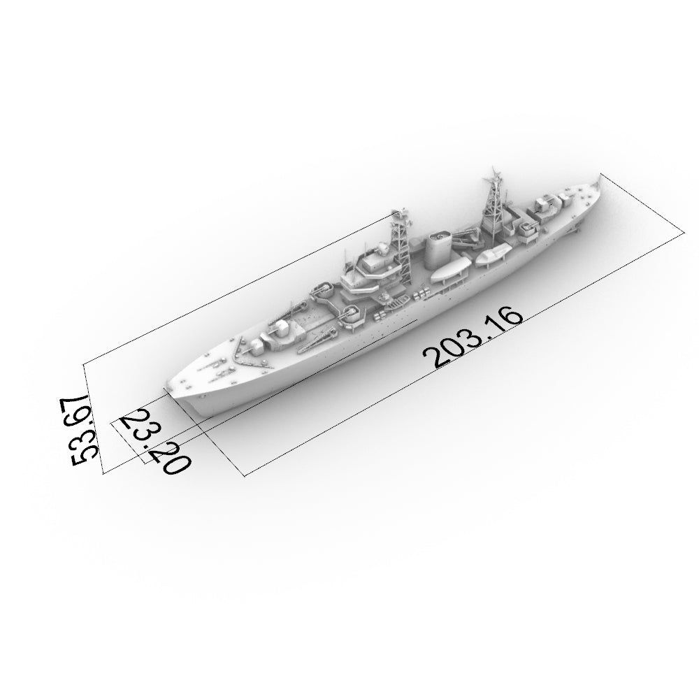 MRY-SFW SSC194 Soviet SN Don-class Submarine Tender Water Line Resin Warship Military Ship Model Hobby Collection Unassembled Unpainted