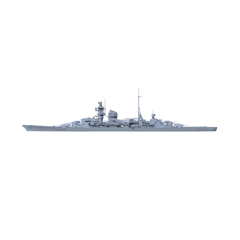MRY-SFW SSC203 Germany Navy Admiral Hipper-class Bl¡§1cher  2nd Ship Water Line Resin Warship Military Ship Model Hobby Collection Unassembled Unpainted