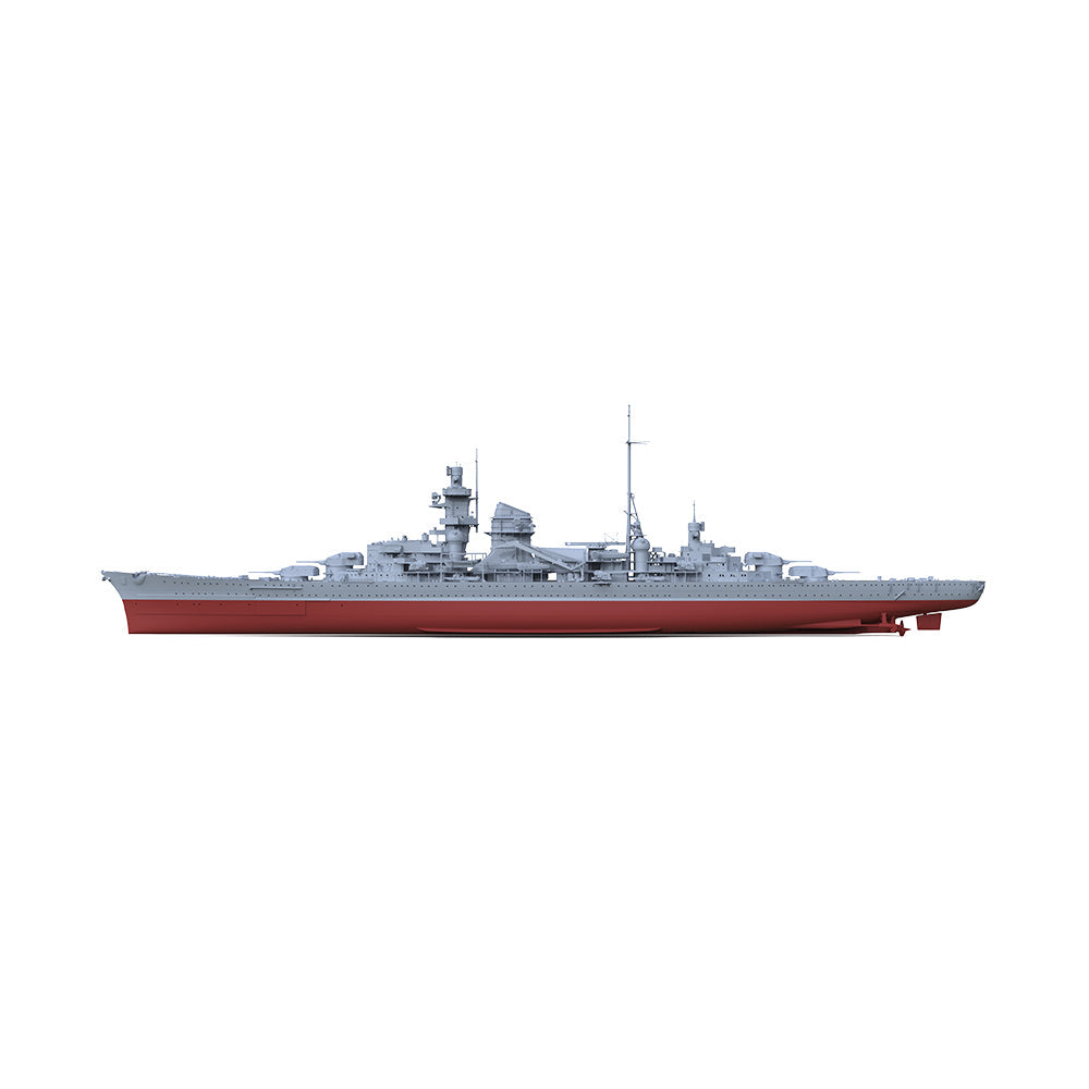 MRY-SFW SSC203S Germany Navy Admiral Hipper-class Bl¡§1cher  2nd Ship Full Hull Resin Warship Military Ship Model Hobby Collection Unassembled Unpainted