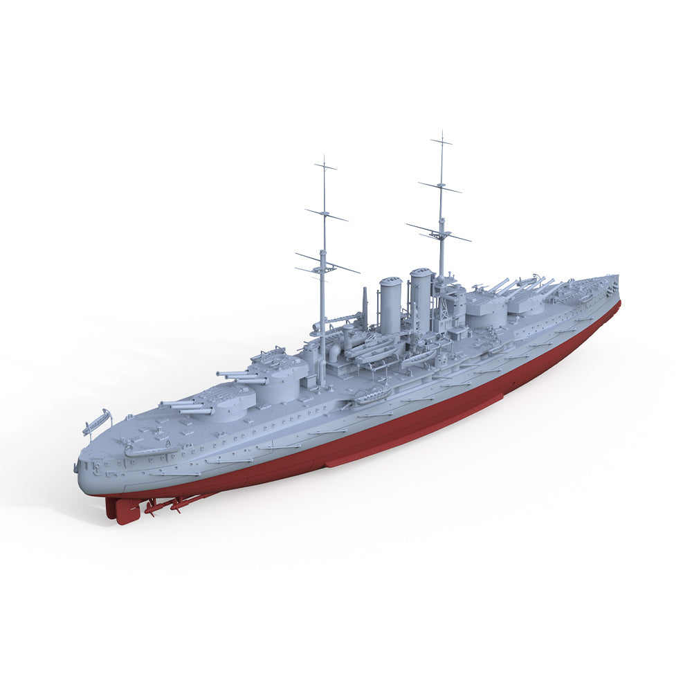 SSMODEL 501S Military Warship Model Kit SMS Viribus Unitis Battleship Secondary image
