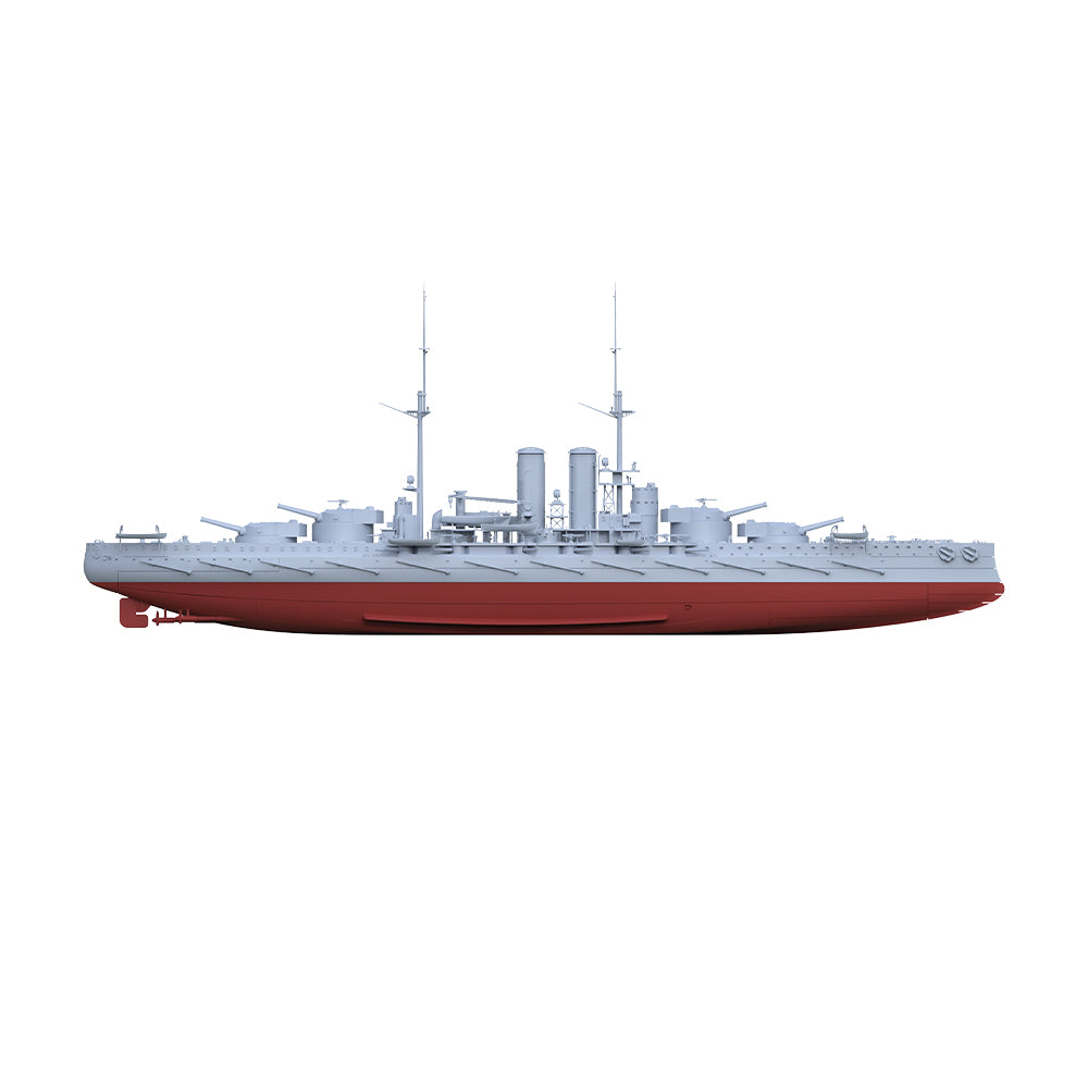 SSMODEL 501S Military Warship Model Kit SMS Viribus Unitis Battleship — detail view 3