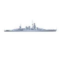 SSMODEL 545 Military Warship Model Kit Italy CaioDuilio Battleship — detail view 3