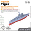 MRY-SFW SSC581S British HMS Tiger Battleship Cruiser Full Hull Resin Warship Military Ship Model Hobby Collection Unassembled Unpainted