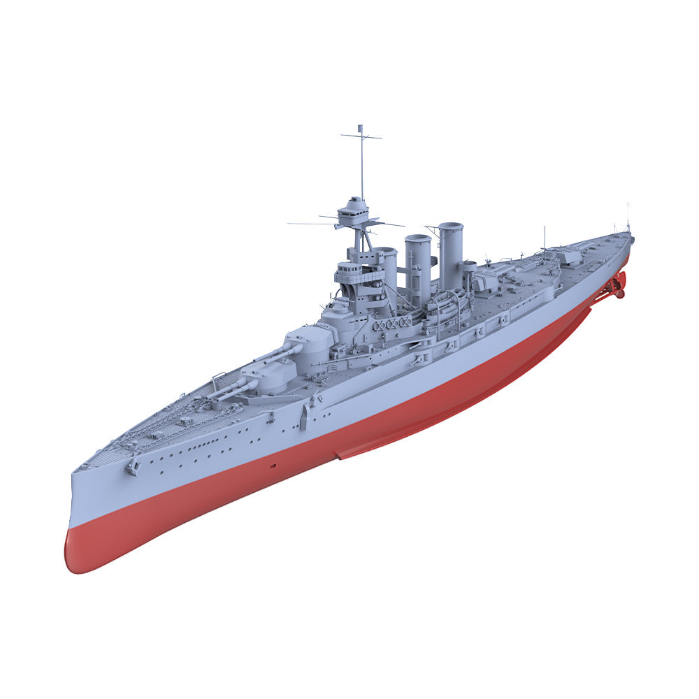 MRY-SFW SSC581S British HMS Tiger Battleship Cruiser Full Hull Resin Warship Military Ship Model Hobby Collection Unassembled Unpainted — detail view 2
