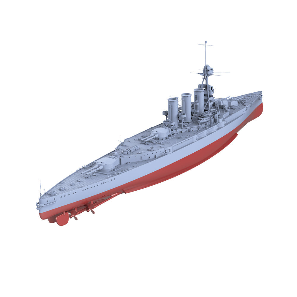 MRY-SFW SSC581S British HMS Tiger Battleship Cruiser Full Hull Resin Warship Military Ship Model Hobby Collection Unassembled Unpainted — detail view 3