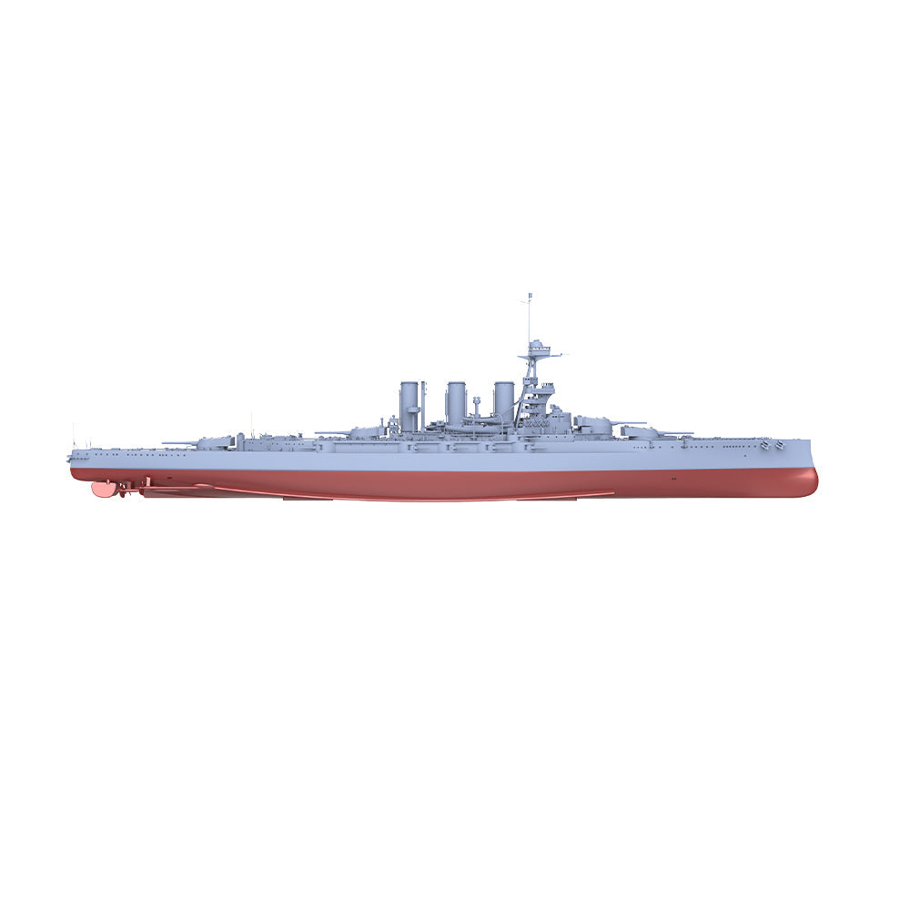 MRY-SFW SSC581S British HMS Tiger Battleship Cruiser Full Hull Resin Warship Military Ship Model Hobby Collection Unassembled Unpainted — detail view 4