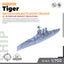 MRY-SFW SSC581 British HMS Tiger Battleship Cruiser Water Line Resin Warship Military Ship Model Hobby Collection Unassembled Unpainted