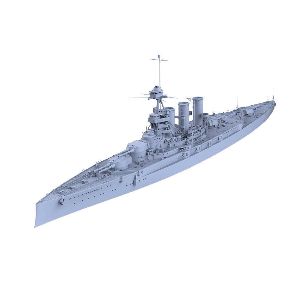 MRY-SFW SSC581 British HMS Tiger Battleship Cruiser Water Line Resin Warship Military Ship Model Hobby Collection Unassembled Unpainted — detail view 2