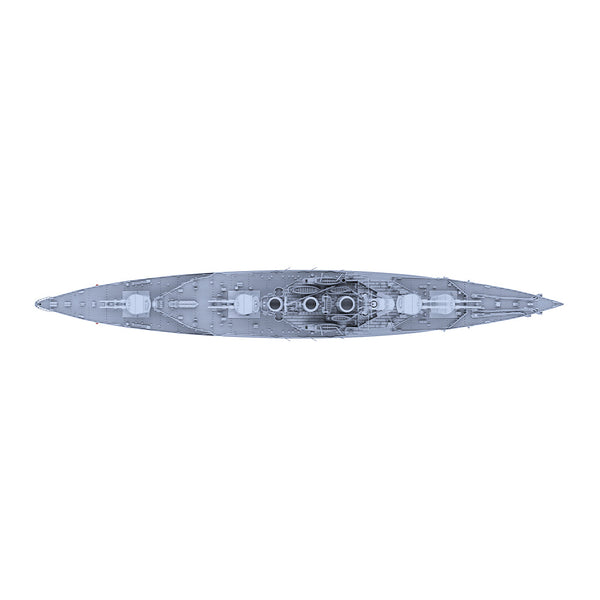 MRY-SFW SSC581 British HMS Tiger Battleship Cruiser Water Line Resin Warship Military Ship Model Hobby Collection Unassembled Unpainted