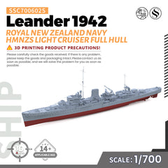 SSMODEL 602S Military Model Kit USN Fletcher-Class Cowell (DD-547) 1943 Full Hull
