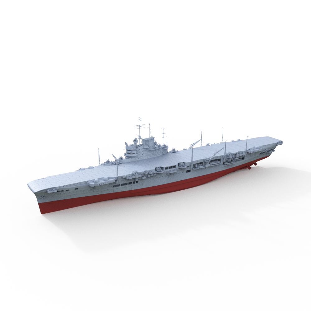 SSMODEL 609S Military Model Kit Britain Indomitable Aircraft Carriers — detail view 2