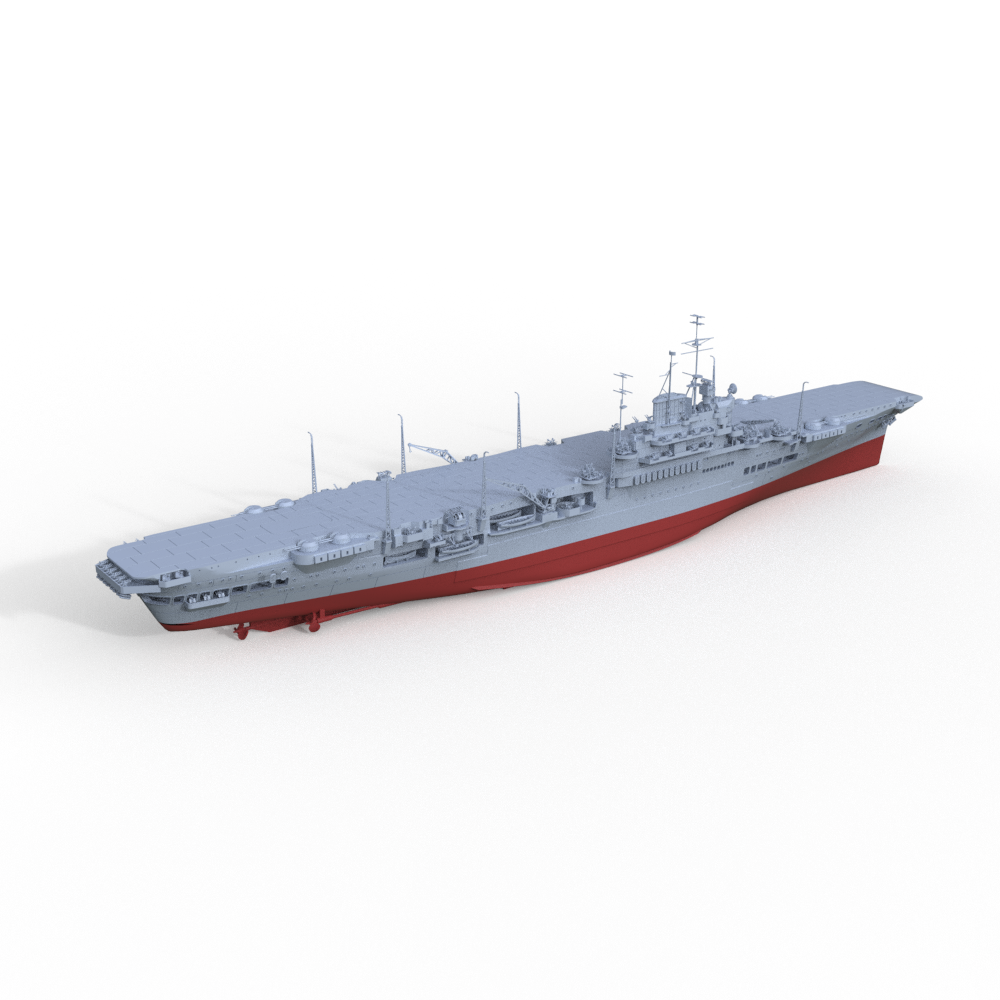 SSMODEL 609S Military Model Kit Britain Indomitable Aircraft Carriers — detail view 3