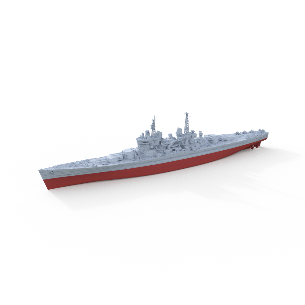 SSMODEL 610S Military Model Kit British Battleship Thunderer — scale model kit