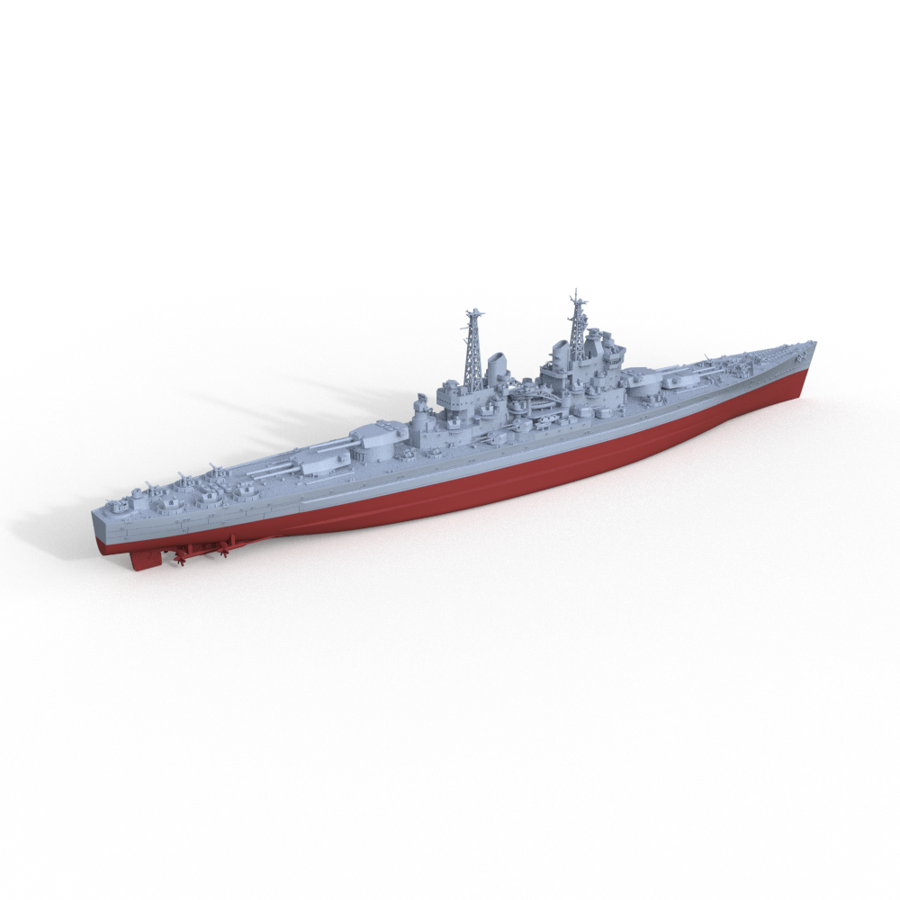 SSMODEL 610S Military Model Kit British Battleship Thunderer — detail view 2