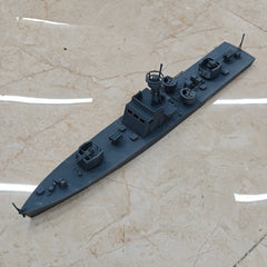 MRY-SFW SSC199 China Navy Shanghai-class Type 0111 Fast Patrol Gunboat Water Line Resin Warship Military Ship Model Hobby Collection Unassembled Unpainted