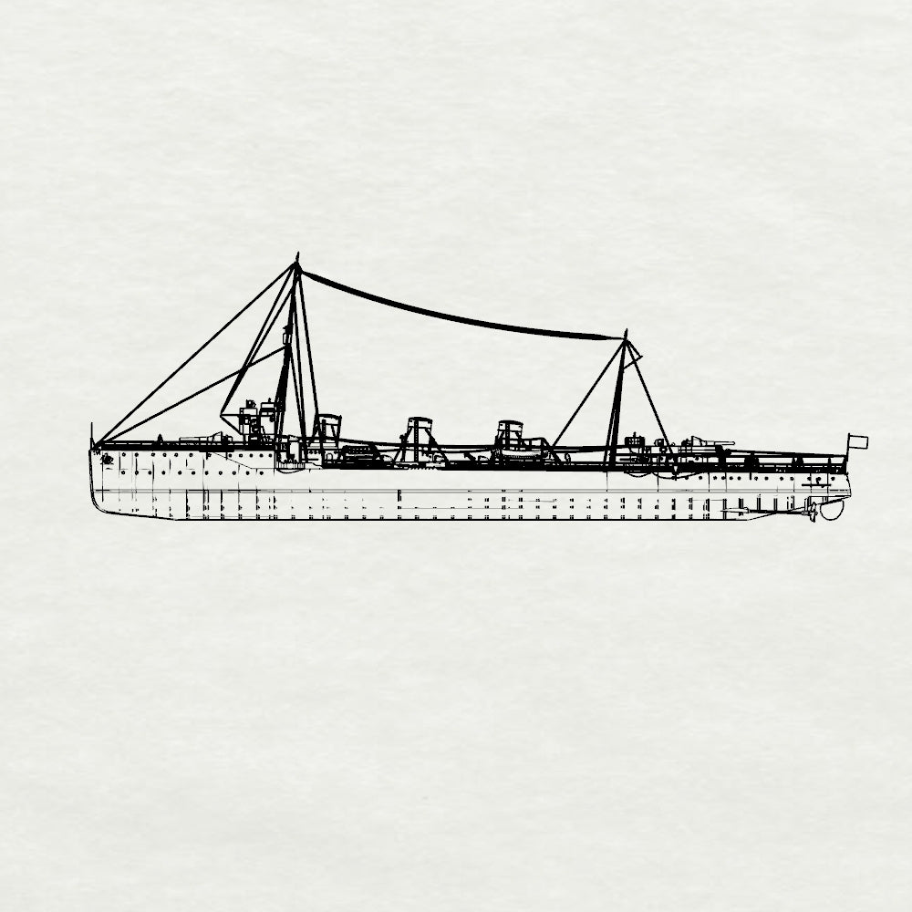 SSMODEL 731 Military Model Kit Italian Aquila Class Destroyer Aquila 1917(Bottomless Version)