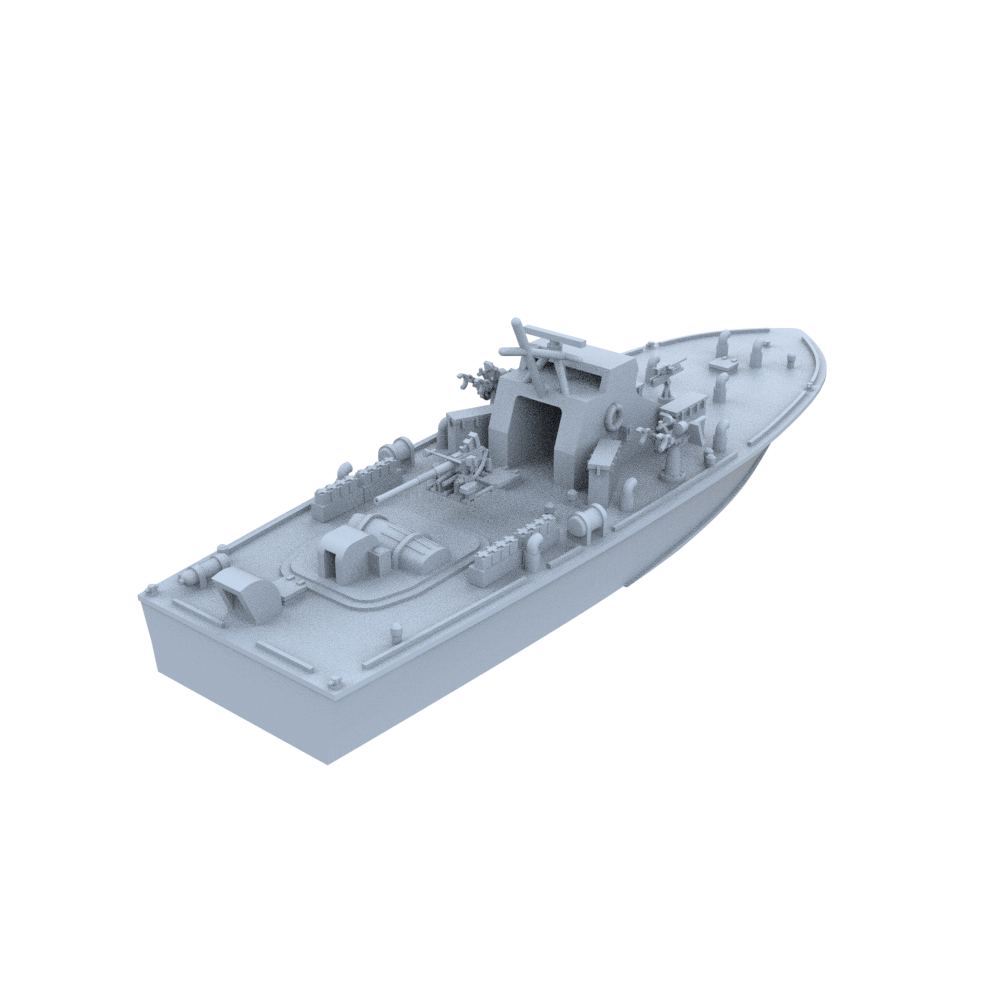 SSMODEL SSC772  Military Model US 80 Ft Nasty PTF-7 Water Line